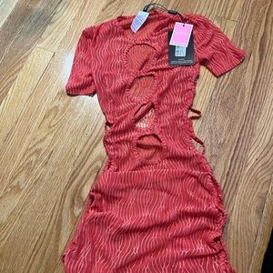 Pretty little thing swim cover up dress